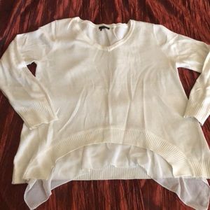 Elegant white sweater